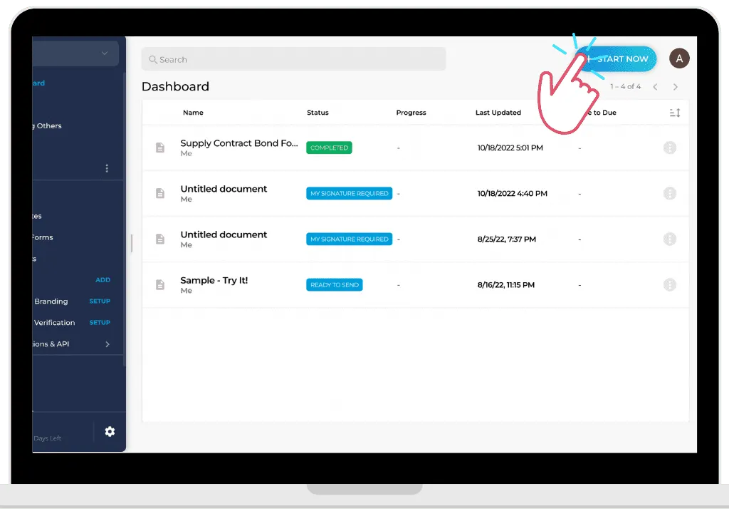 how to sign an agreement online