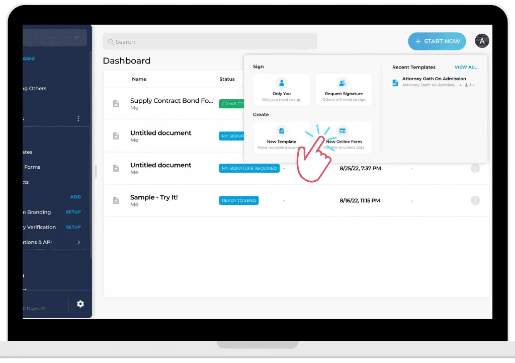 create an online invoice
