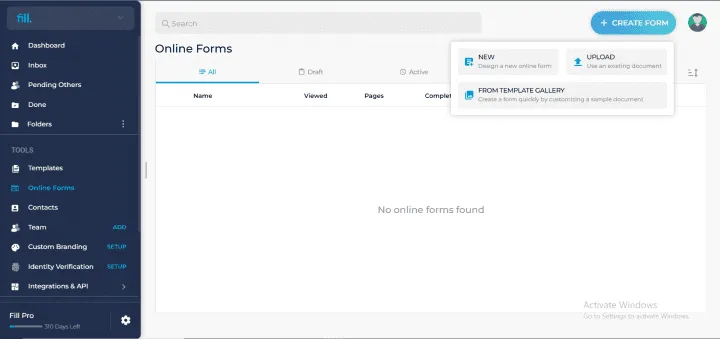 How to Create an Online Form Using Fill