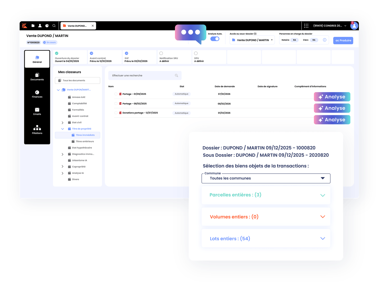 Traitement automatique des fichiers capture d'écran