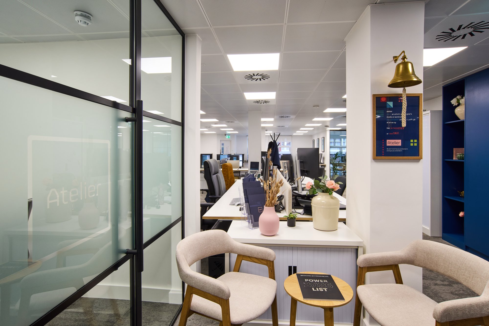 Wigmore Street office breakout area