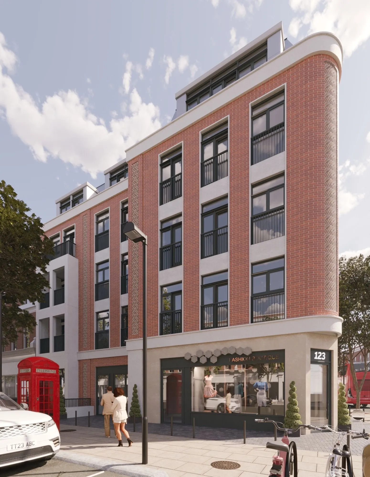 123 Shirland Road CGI, daytime view