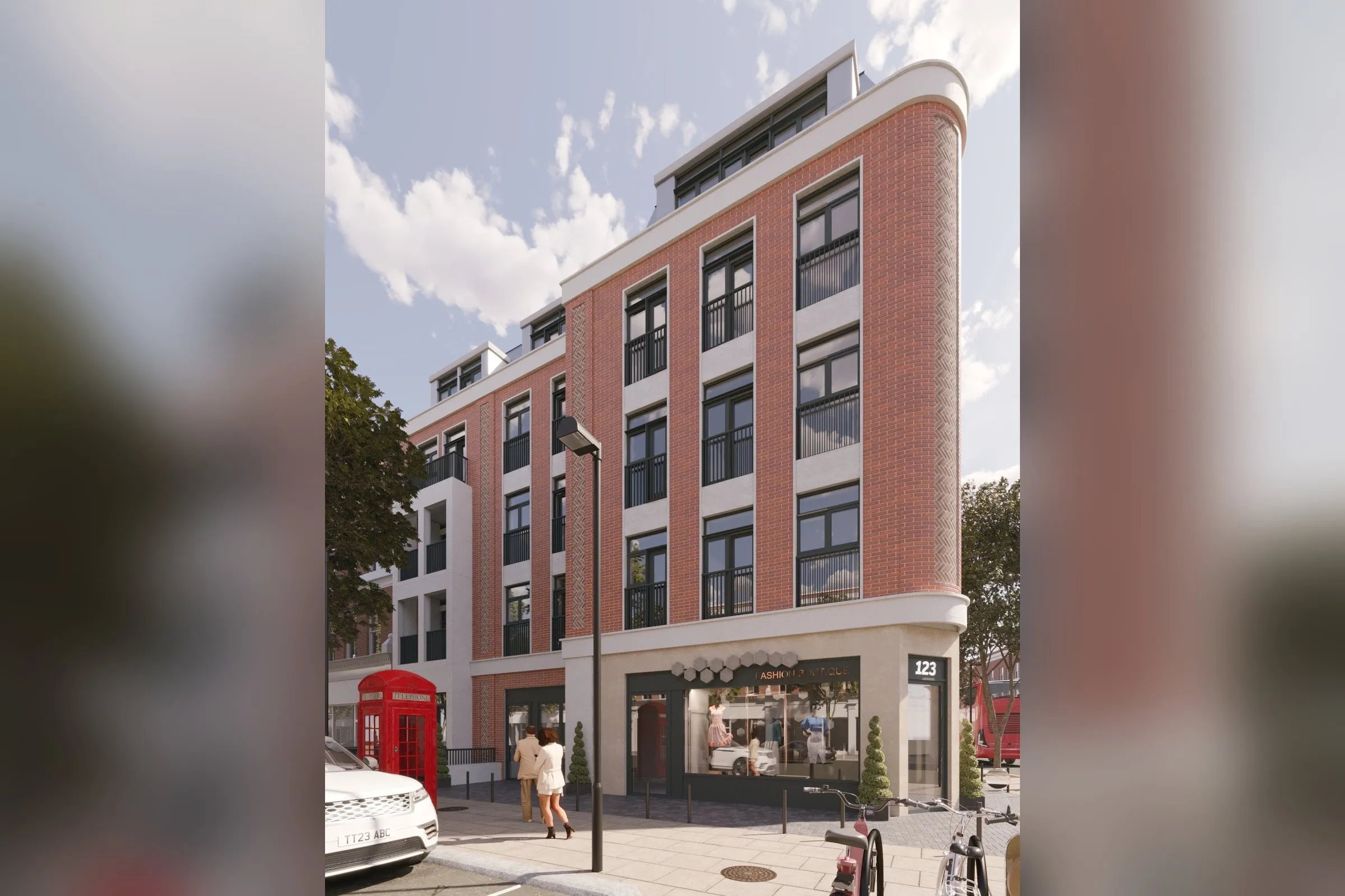 123 Shirland Road CGI, daytime view