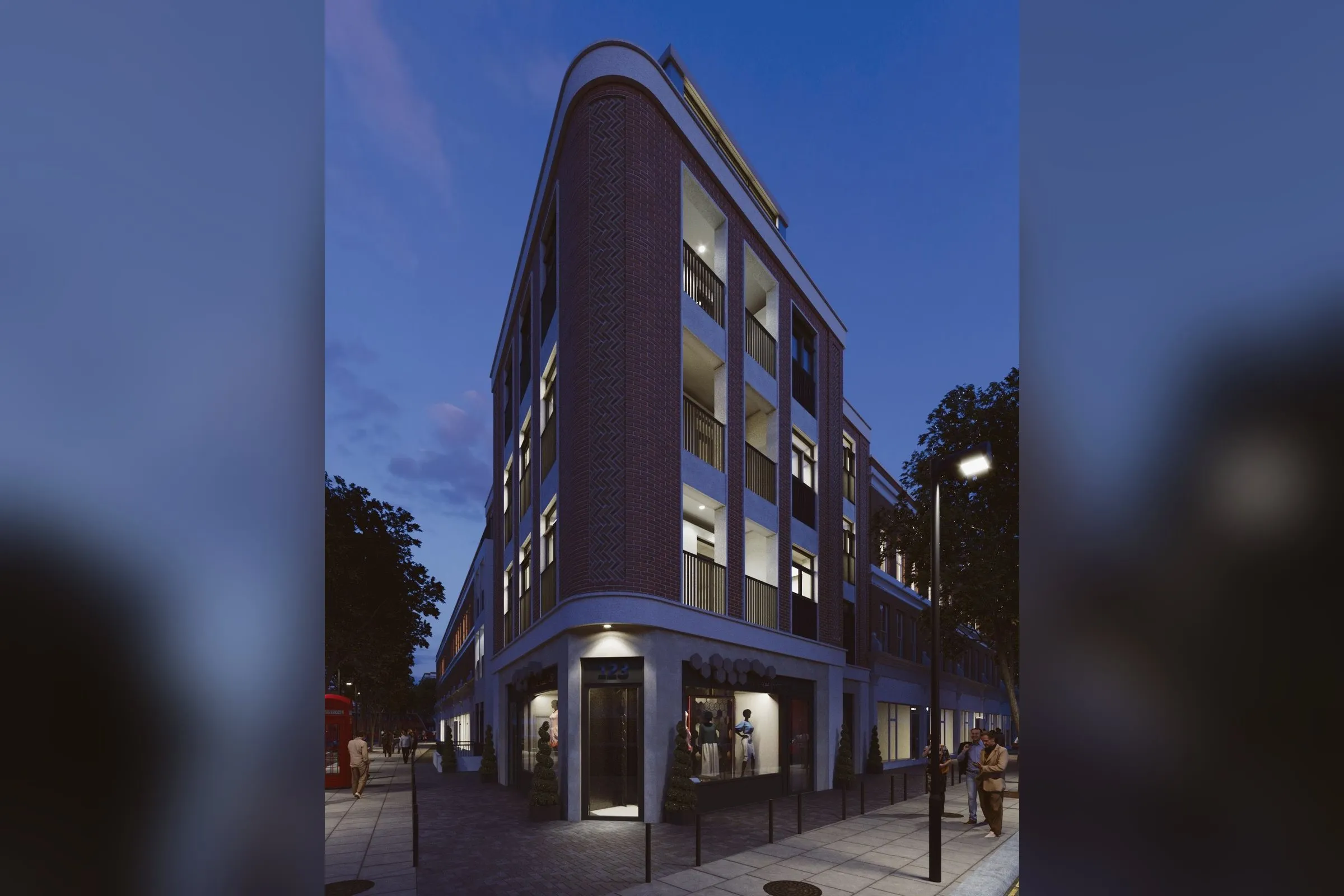 123 Shirland Road CGI, night view