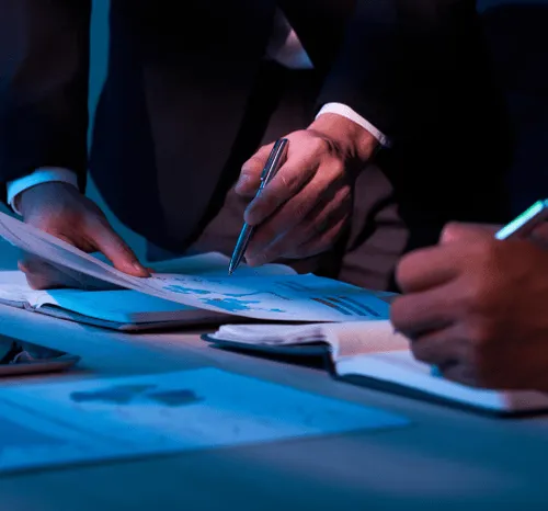 signing the documents