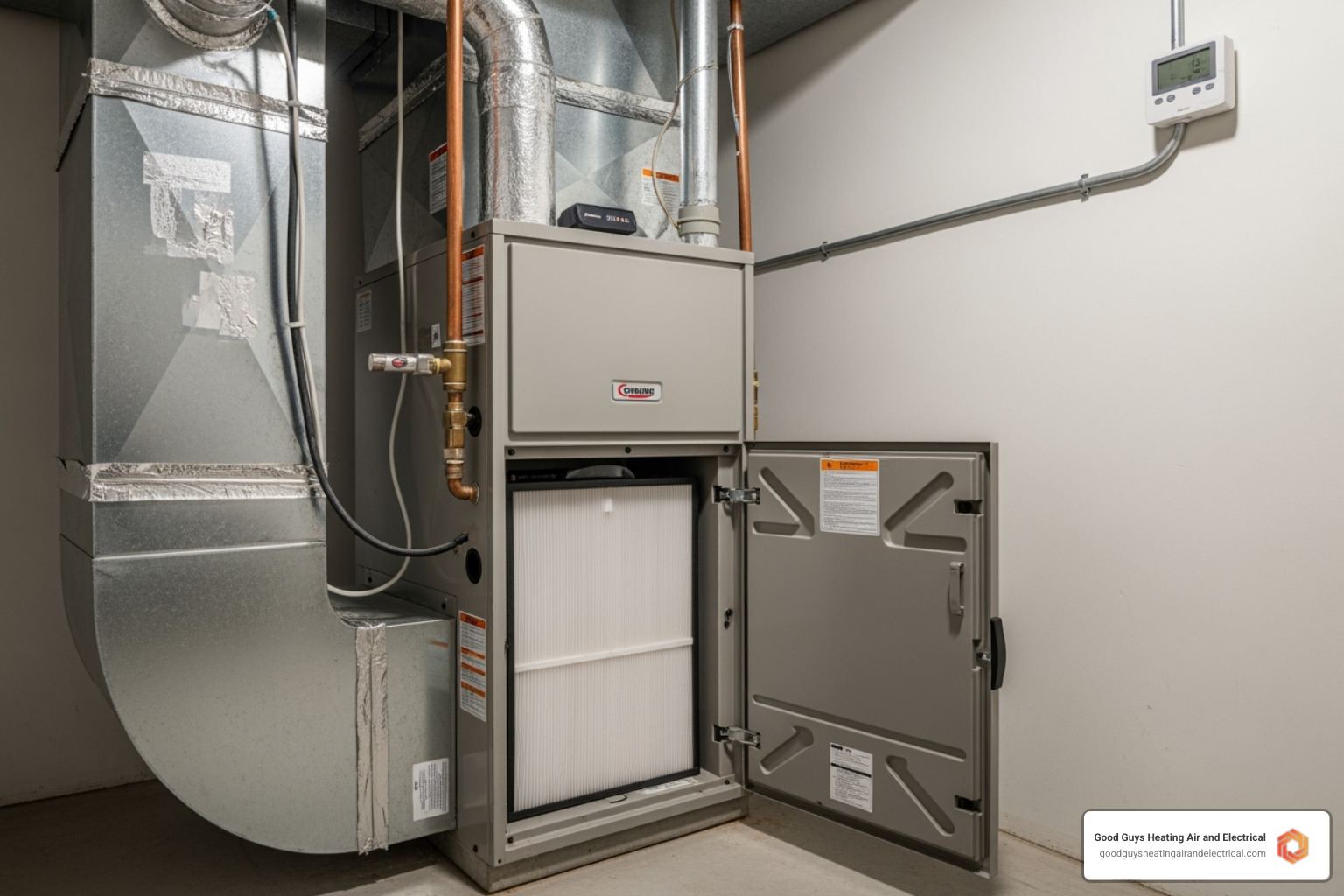 clean, well-maintained indoor HVAC unit - clean indoor air monroe wa