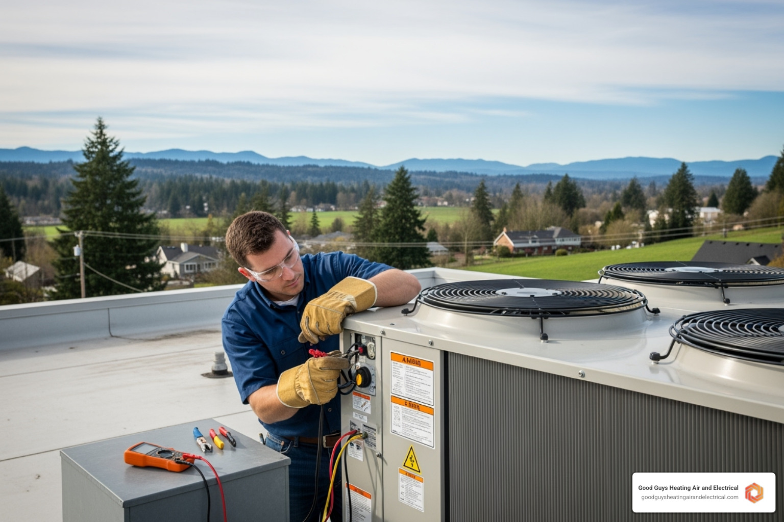 Piggy bank next to an energy bill - preventive hvac maintenance snohomish wa