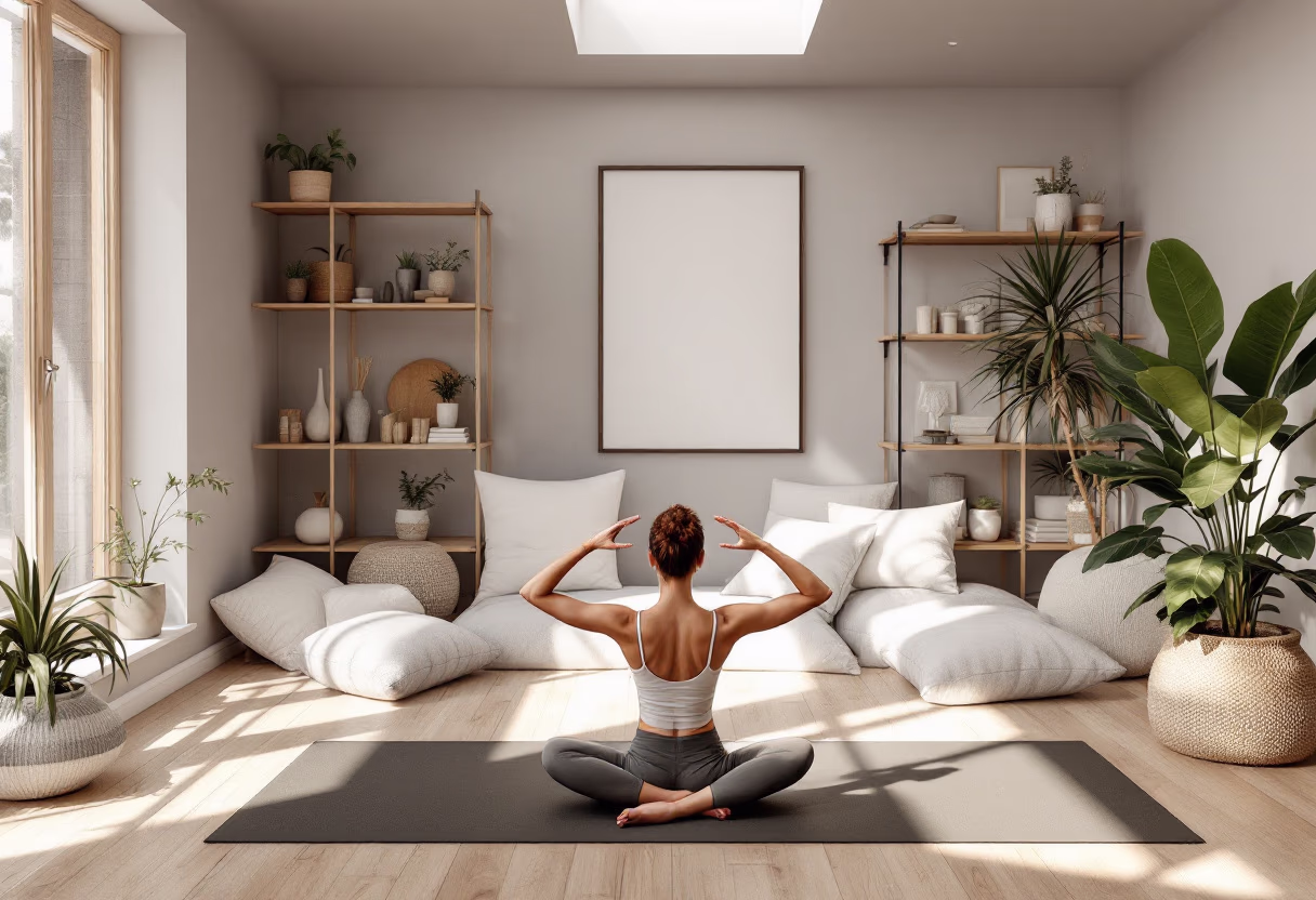 different yoga class settings