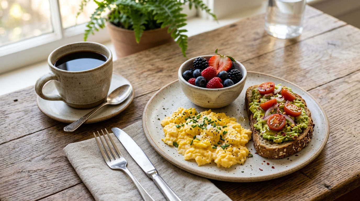 coffee loophole weight loss - balanced breakfast for men over 40