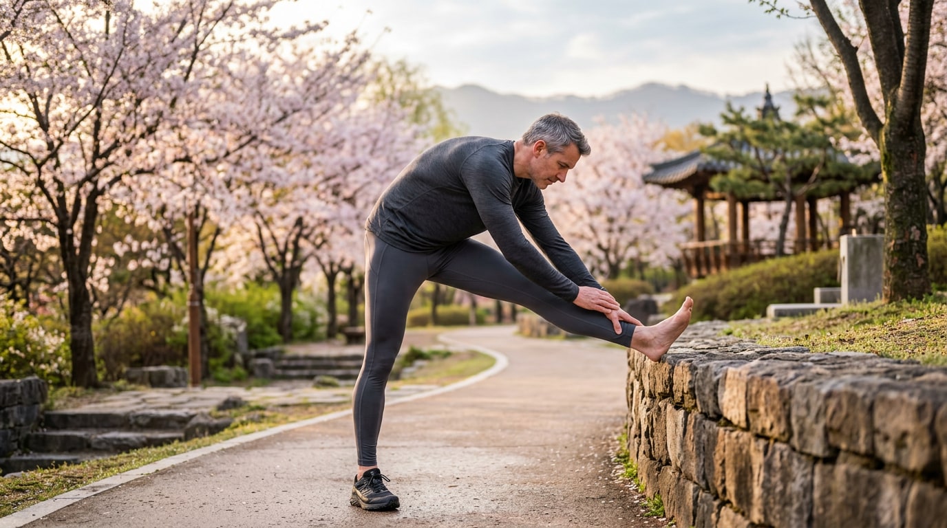 korean methods weight loss - stretching for men over 40