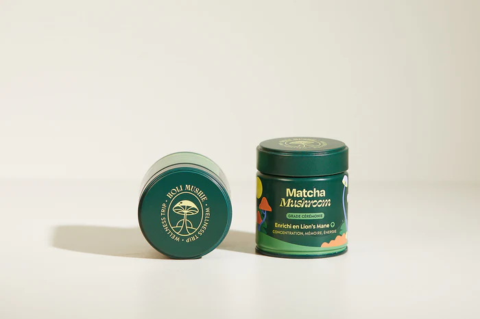 Matcha Focus aux champignons