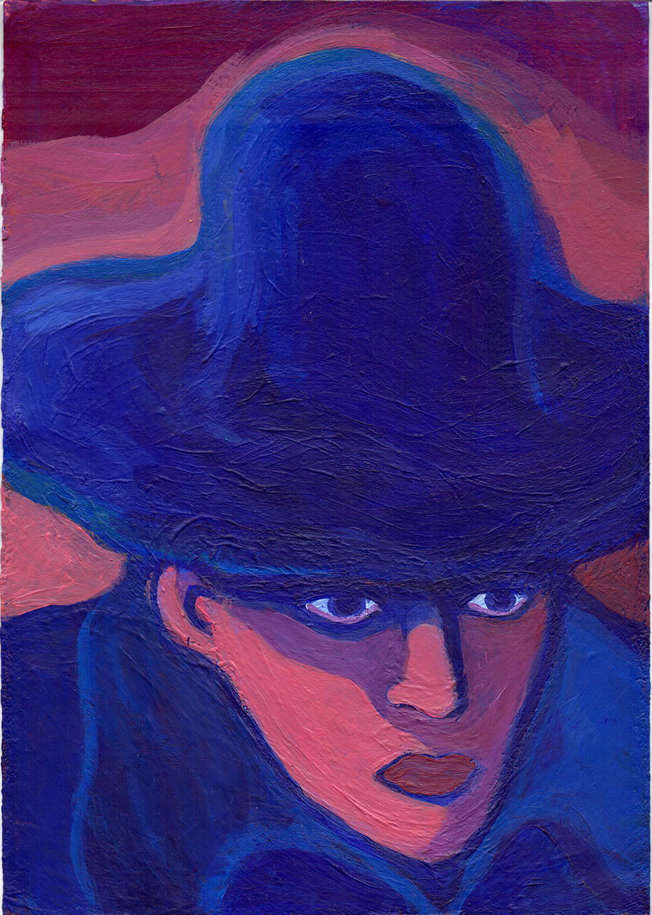 Portrait au chapeau
