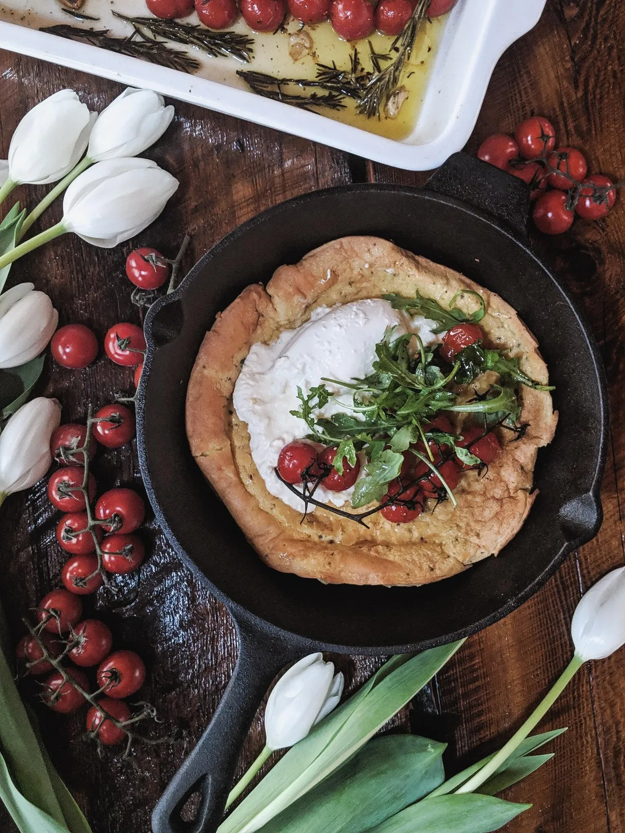 Pascade, burrata & tomates confites