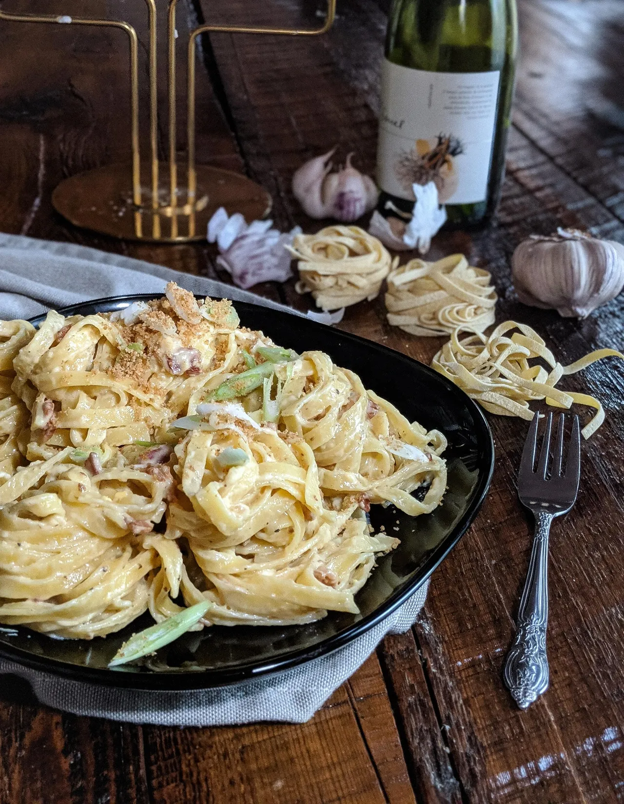 Tagliatelle carbo-à la fred