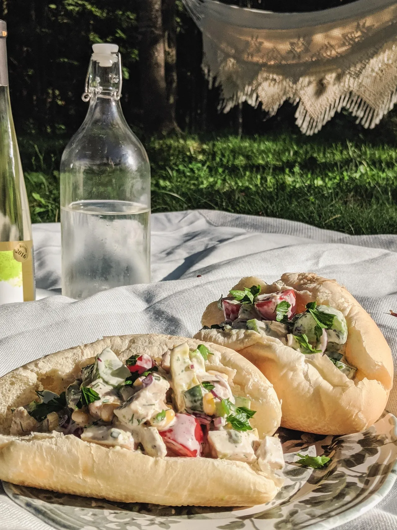  Guedille de poulet à la sauce ranch