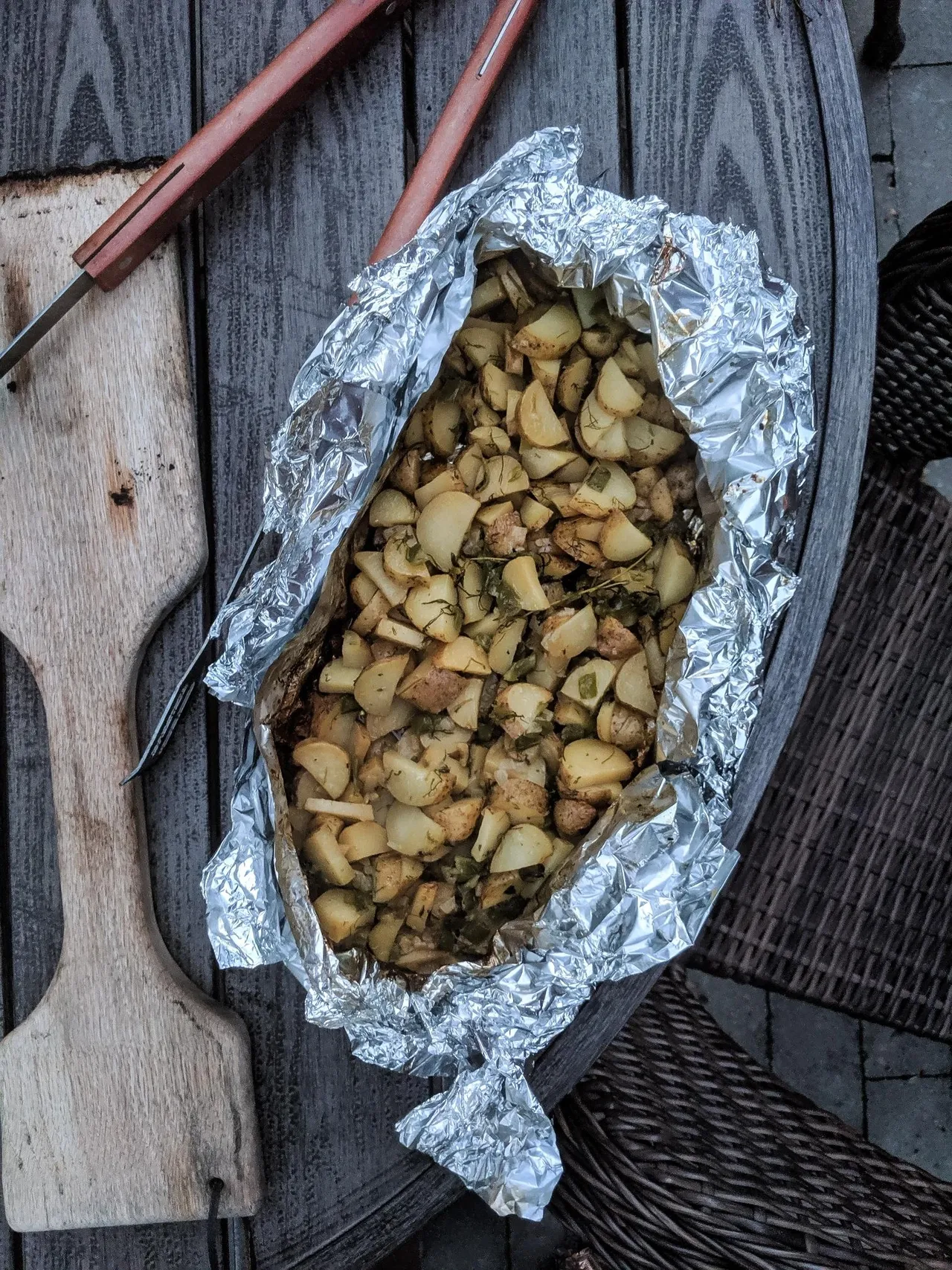 Ma papillote de patates