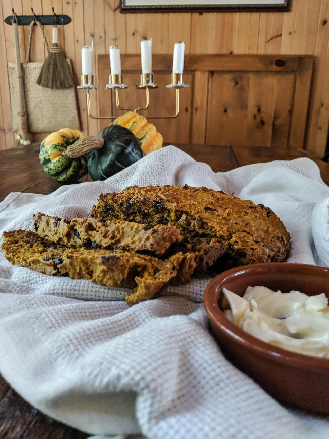 Pain d'avoine à la citrouille & chocolat noir