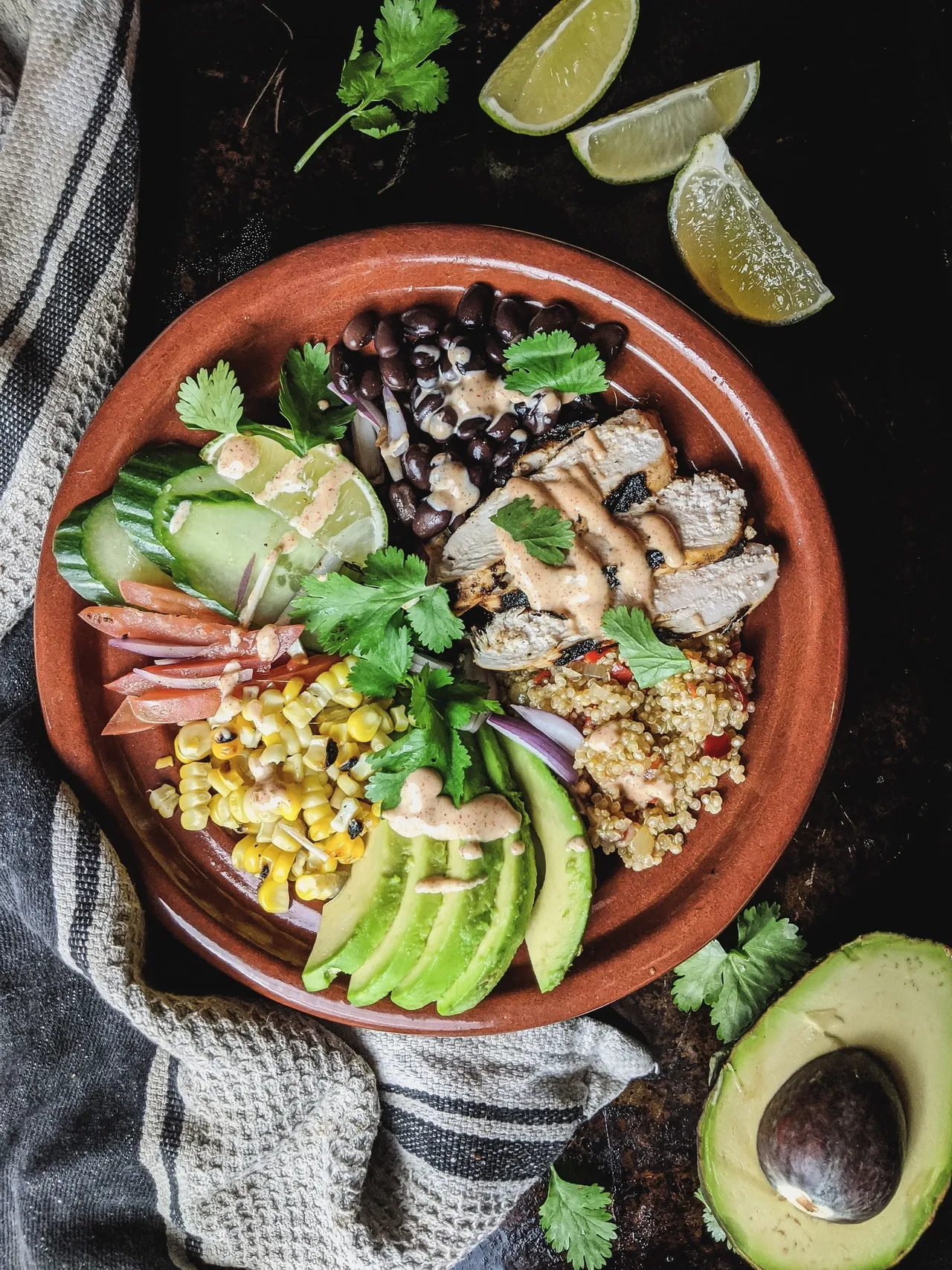 Bol de quinoa sud-ouest