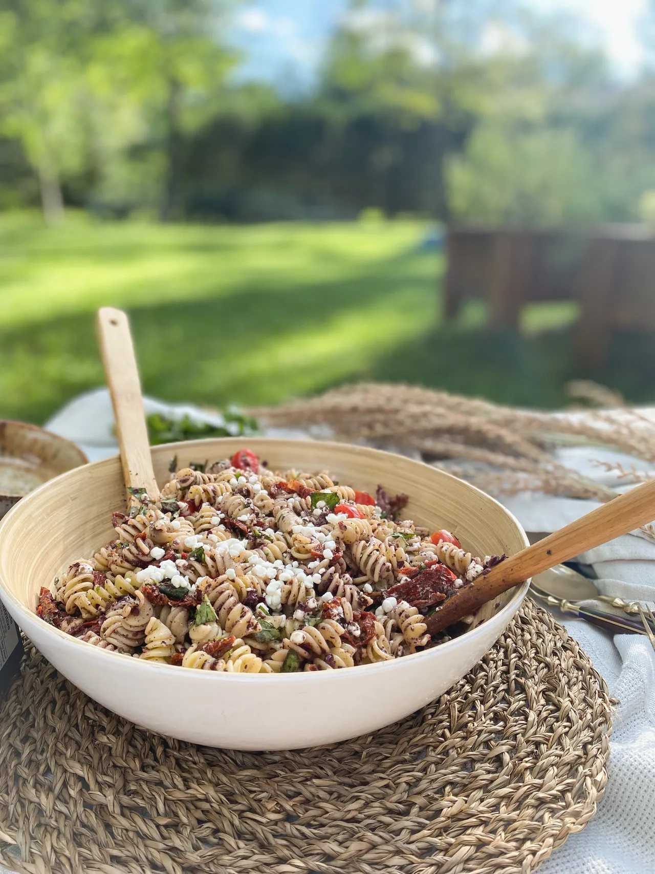 Salade de pâtes à la tapenade d’olives