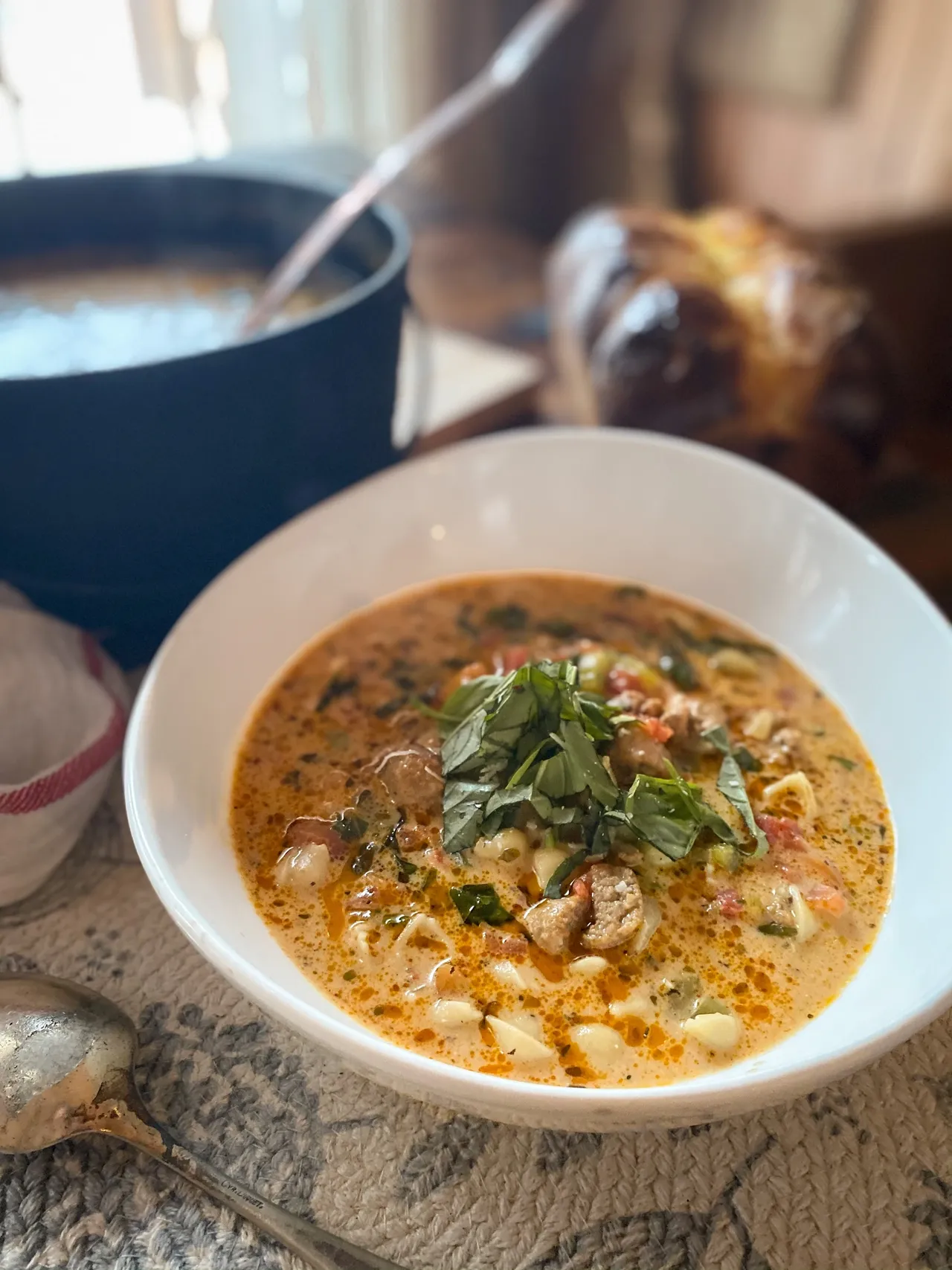 Soupe crémeuse à l'italienne