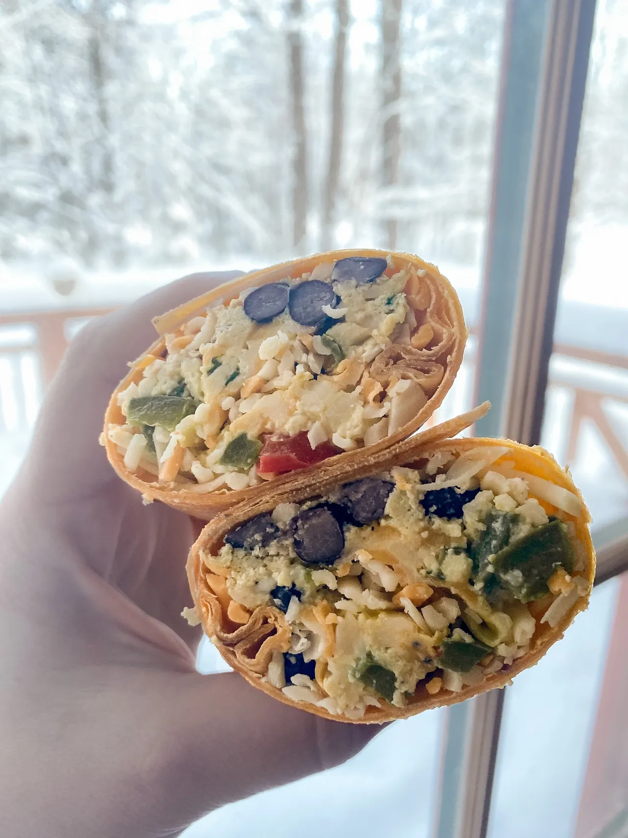 Wrap omelette tex mex