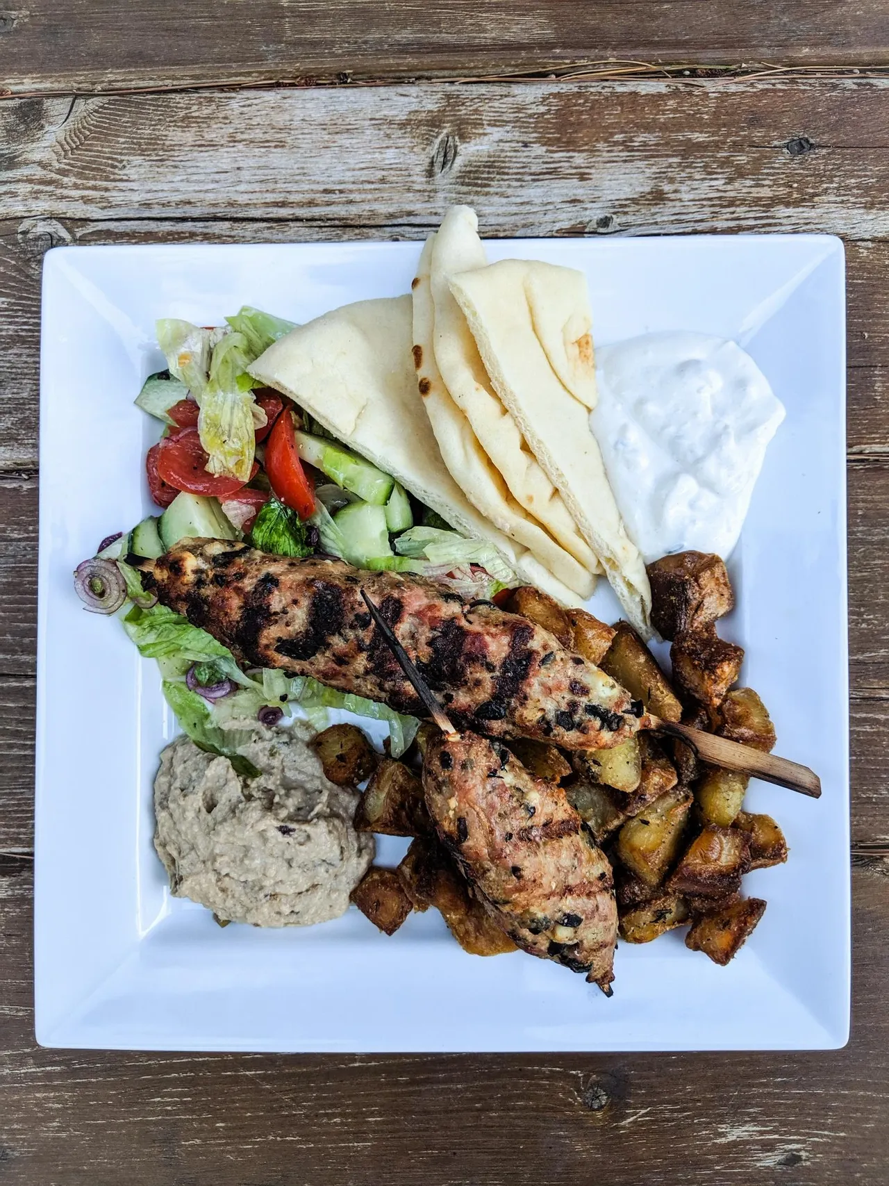 Keftas de porc à la grecque