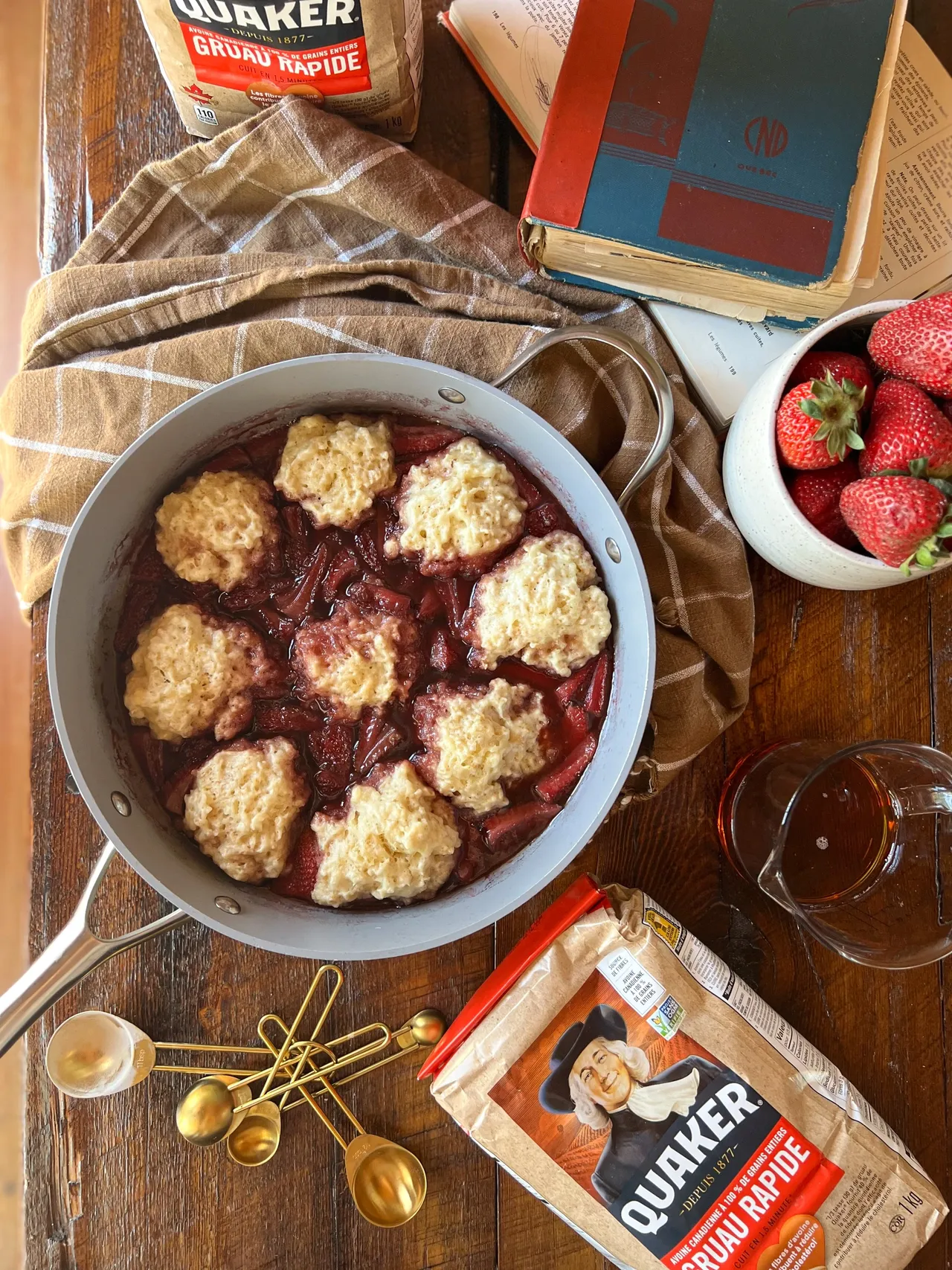 Grands-pères aux fraises et sirop d’érable