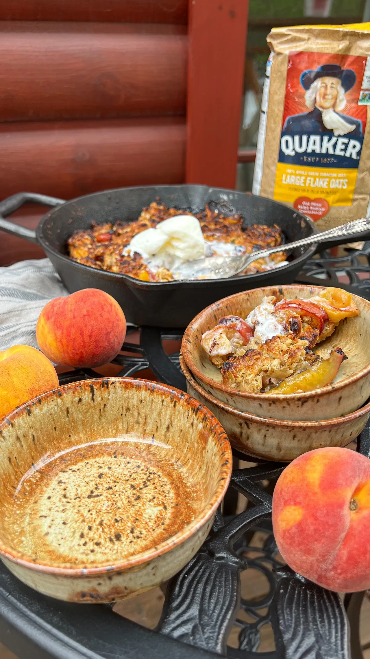 Croustade à la pêche