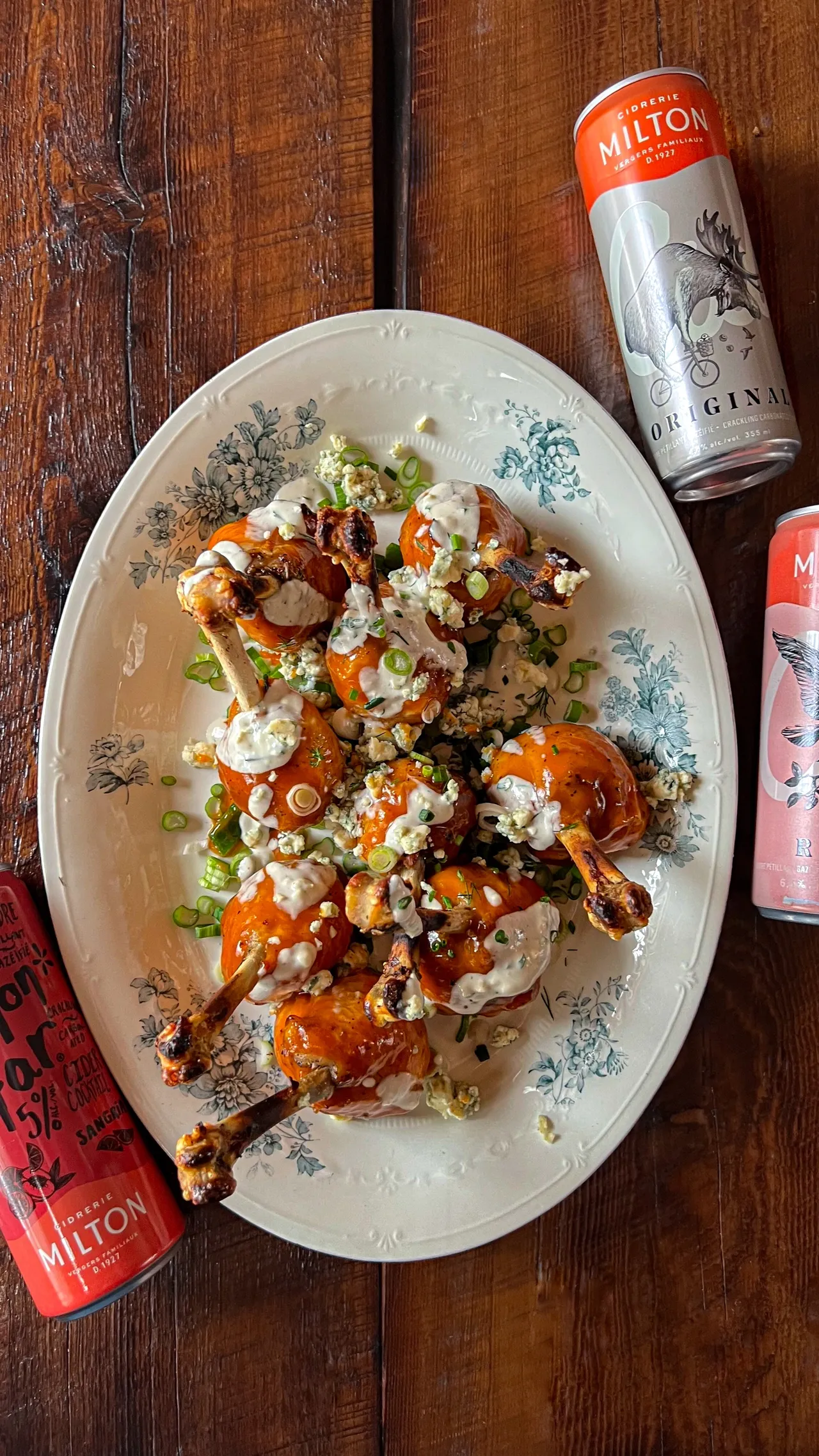 Poulet lollipop style buffalo 