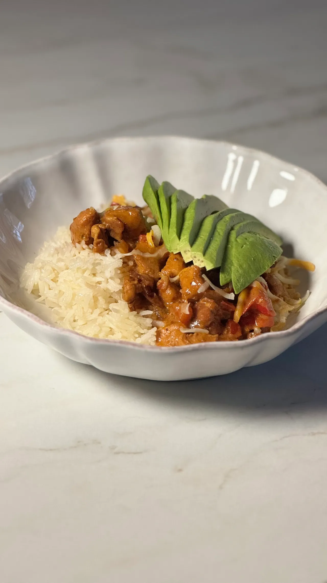 Poulet sauce crémeuse au barbecue