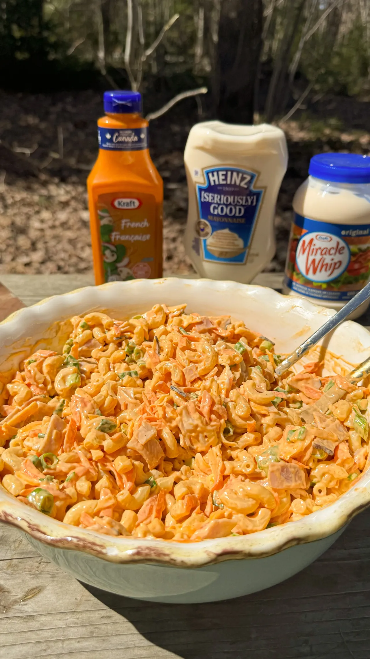 La salade de macaronis de ma mère