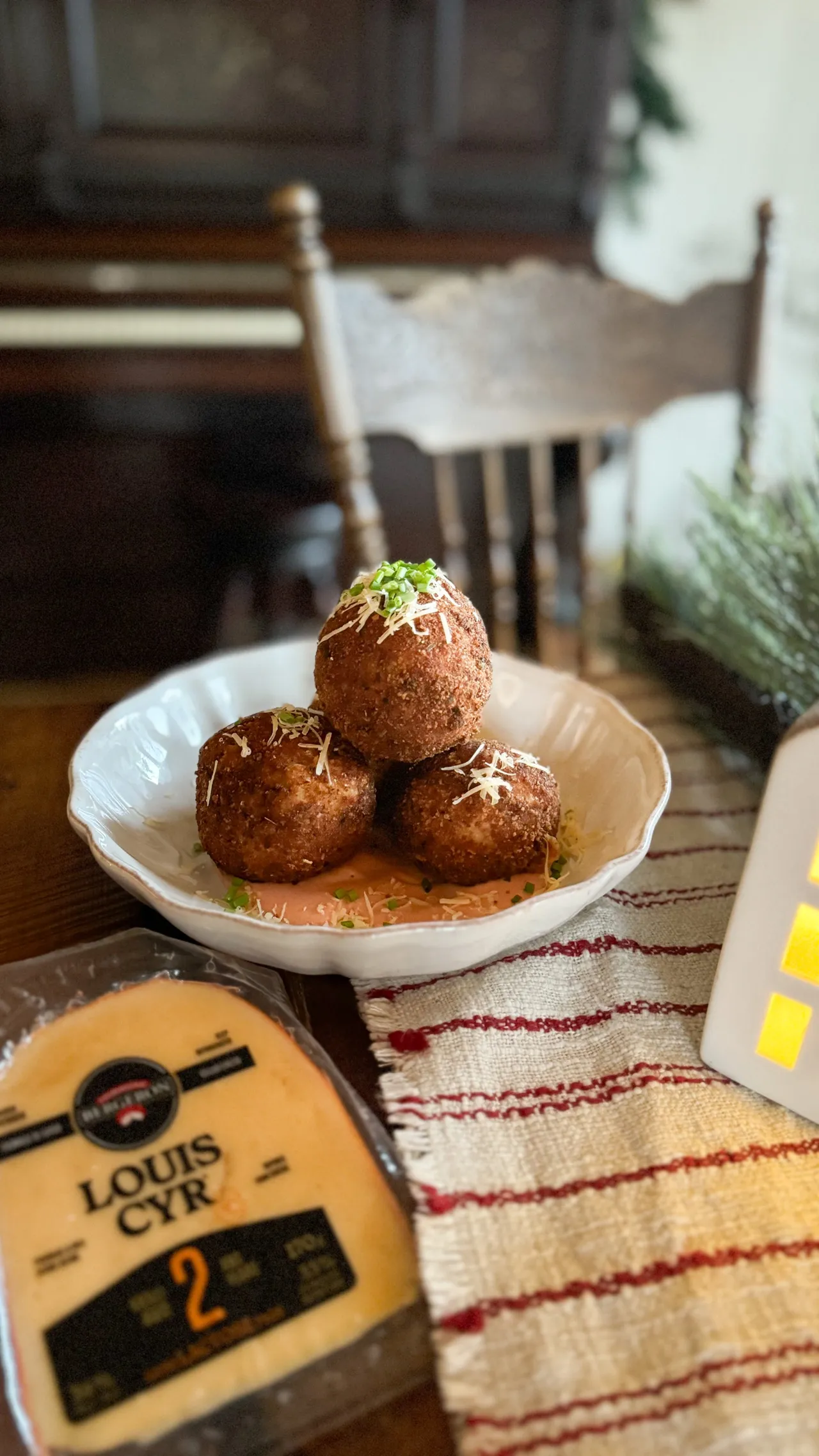 Arancini au fromage Louis Cyr 2 ans