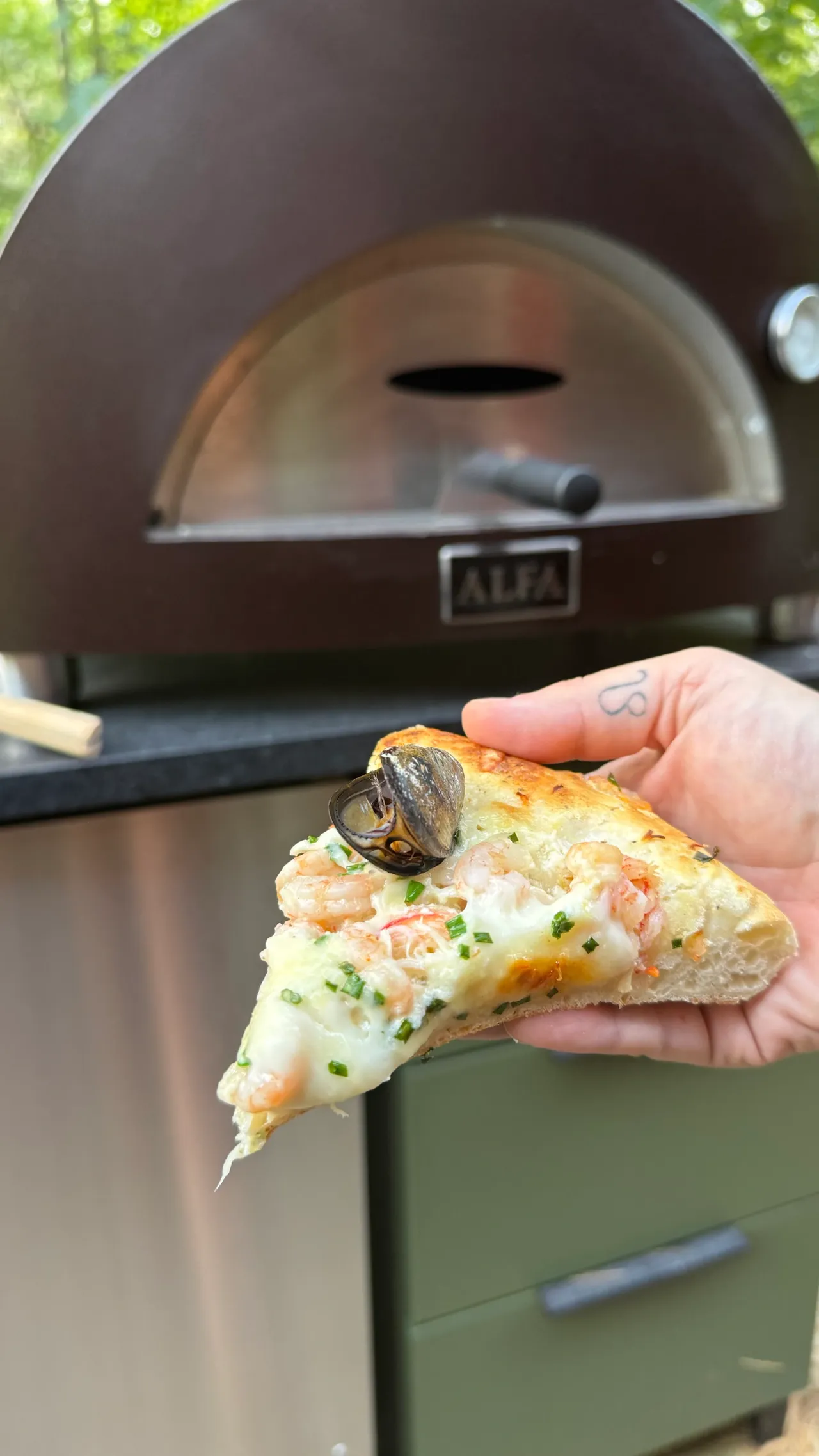 Pizza aux fruits de mer