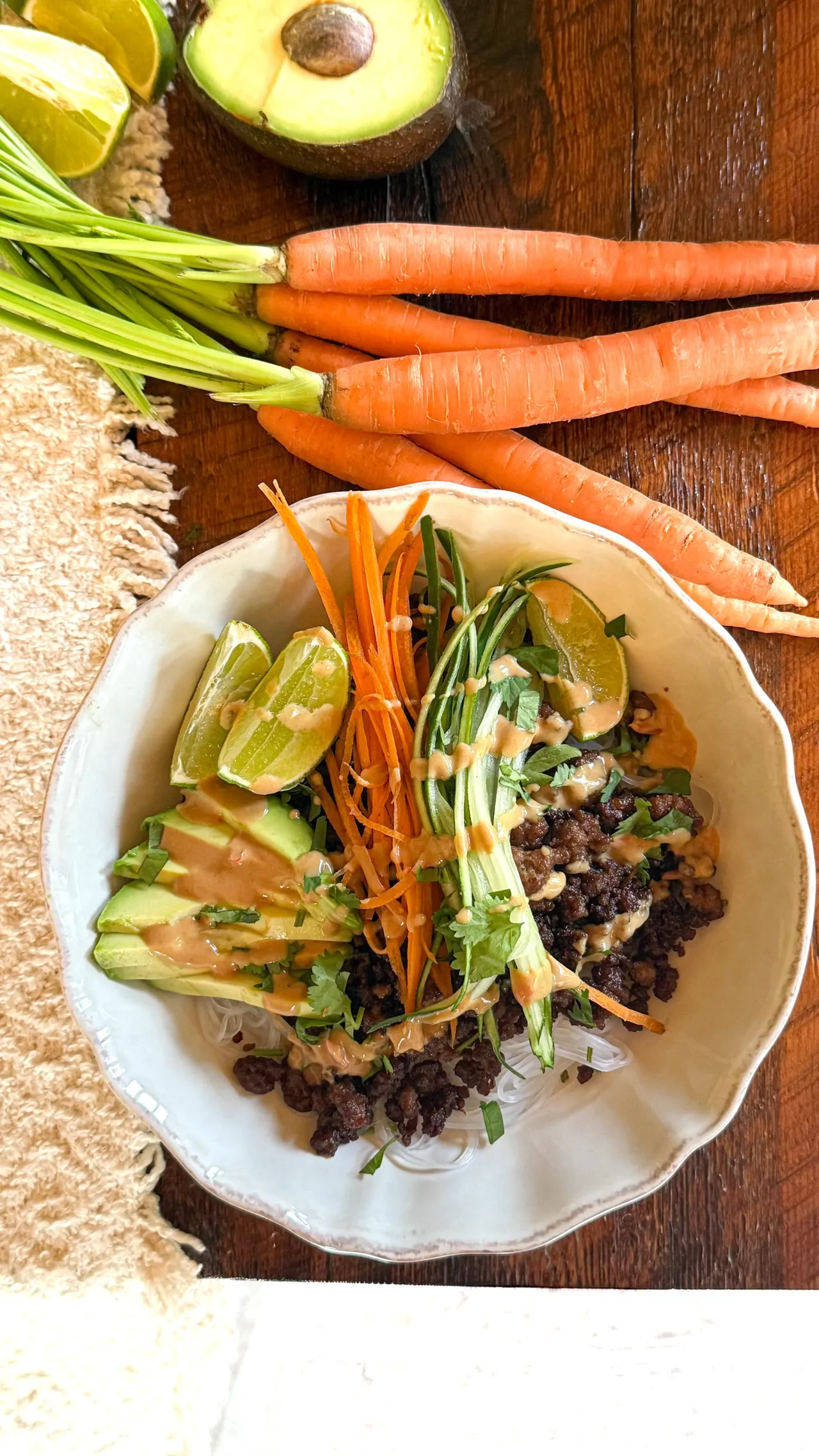 Salade de bœuf croustillant