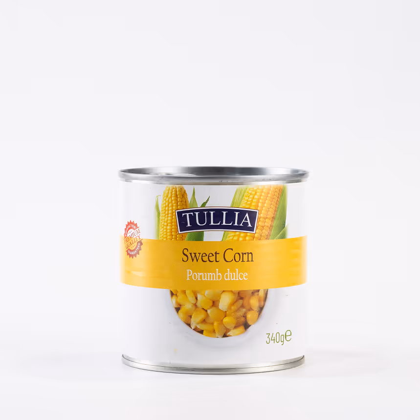 Porumb Dulce TULLIA, Cutie Metalică 425 ml / 340g