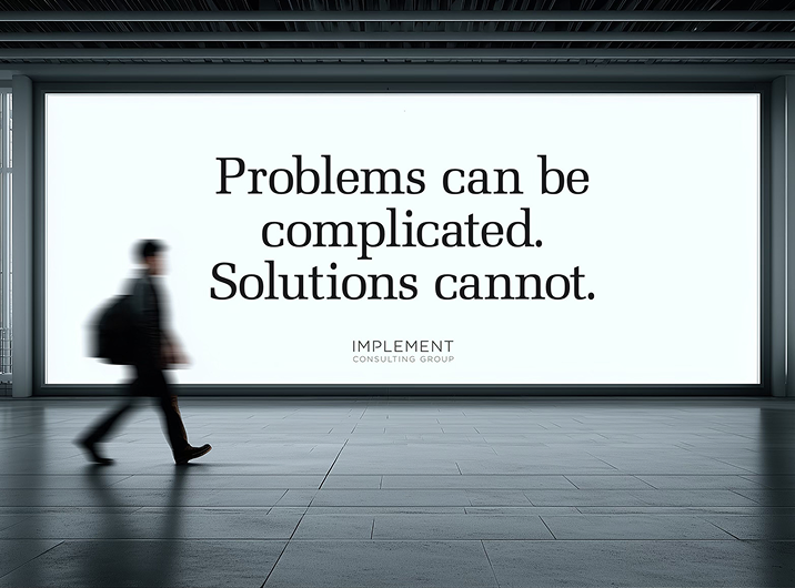 Problems can be complicated