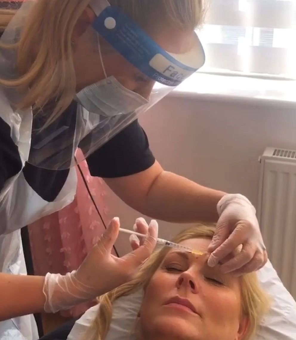 image of acupuncture session