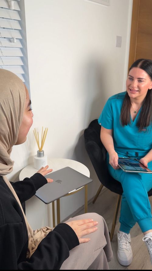 image of acupuncture session