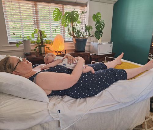 outdoor yoga session in a tranquil garden