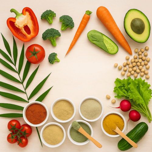 outdoor yoga session in a tranquil garden