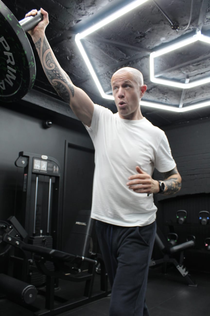 outdoor yoga session in a tranquil garden