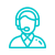 Icon of a person wearing a graduation cap, symbolizing education or academic achievement.