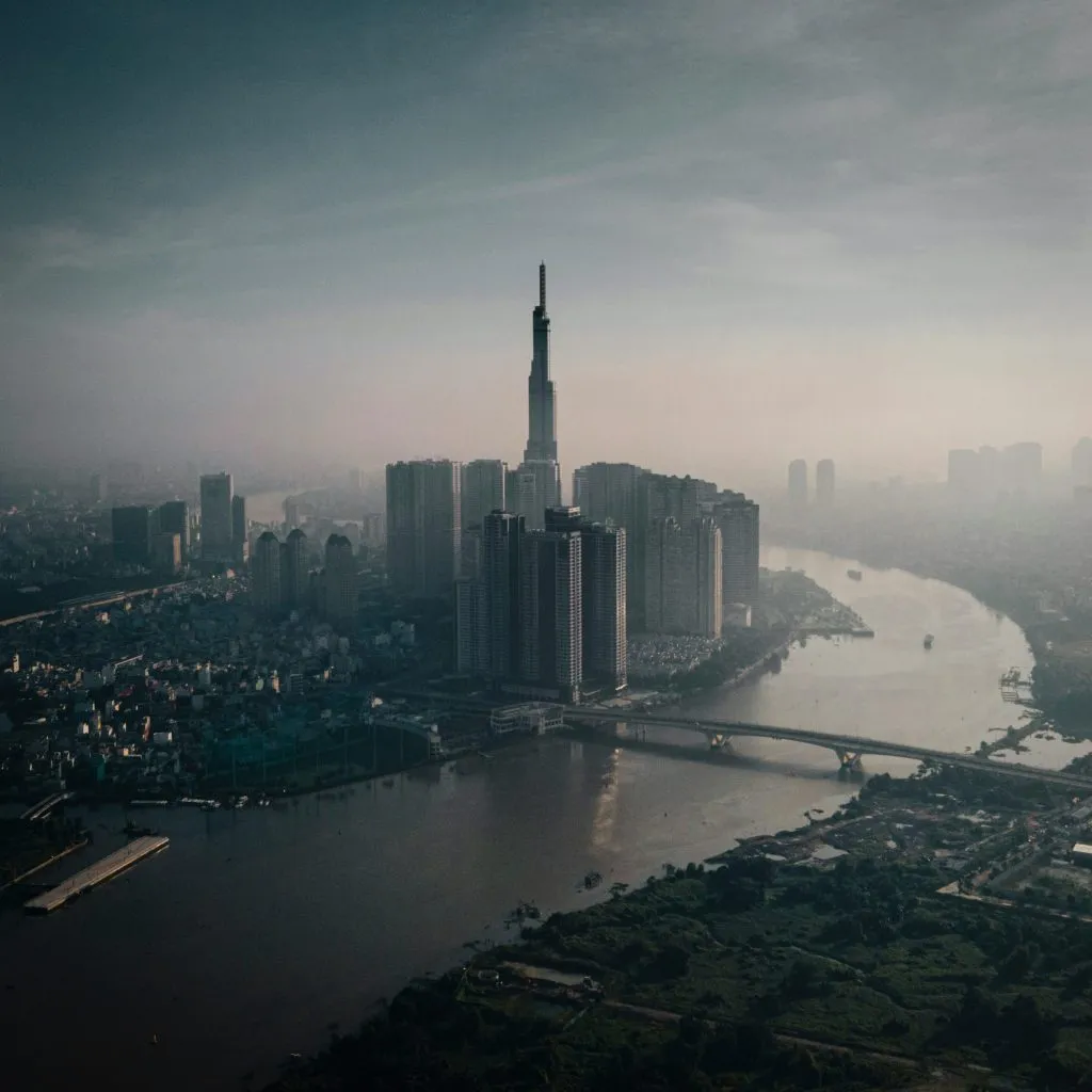 Ho Chi Minh downtown.