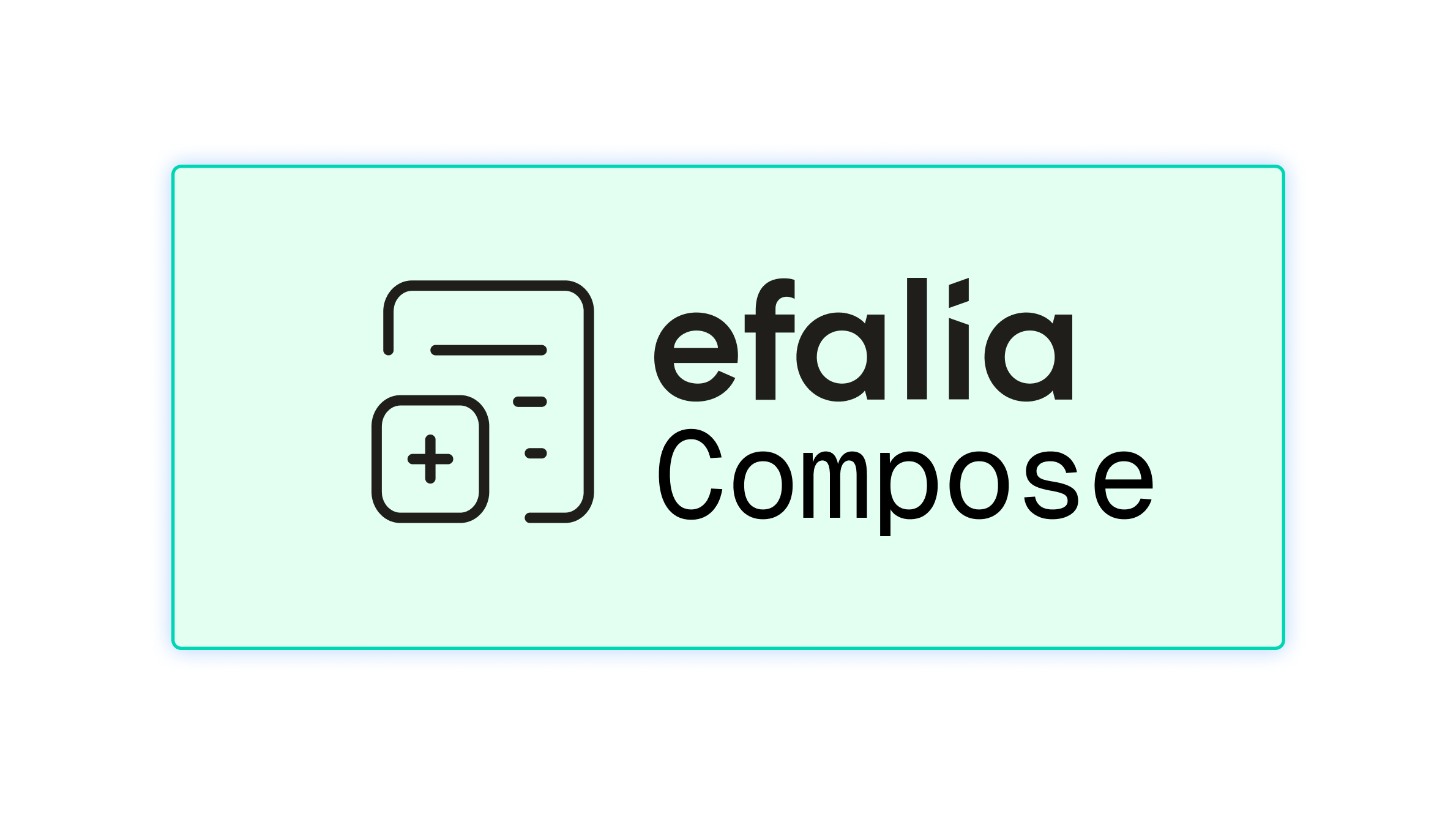 logo efalia compose connecteur couleur