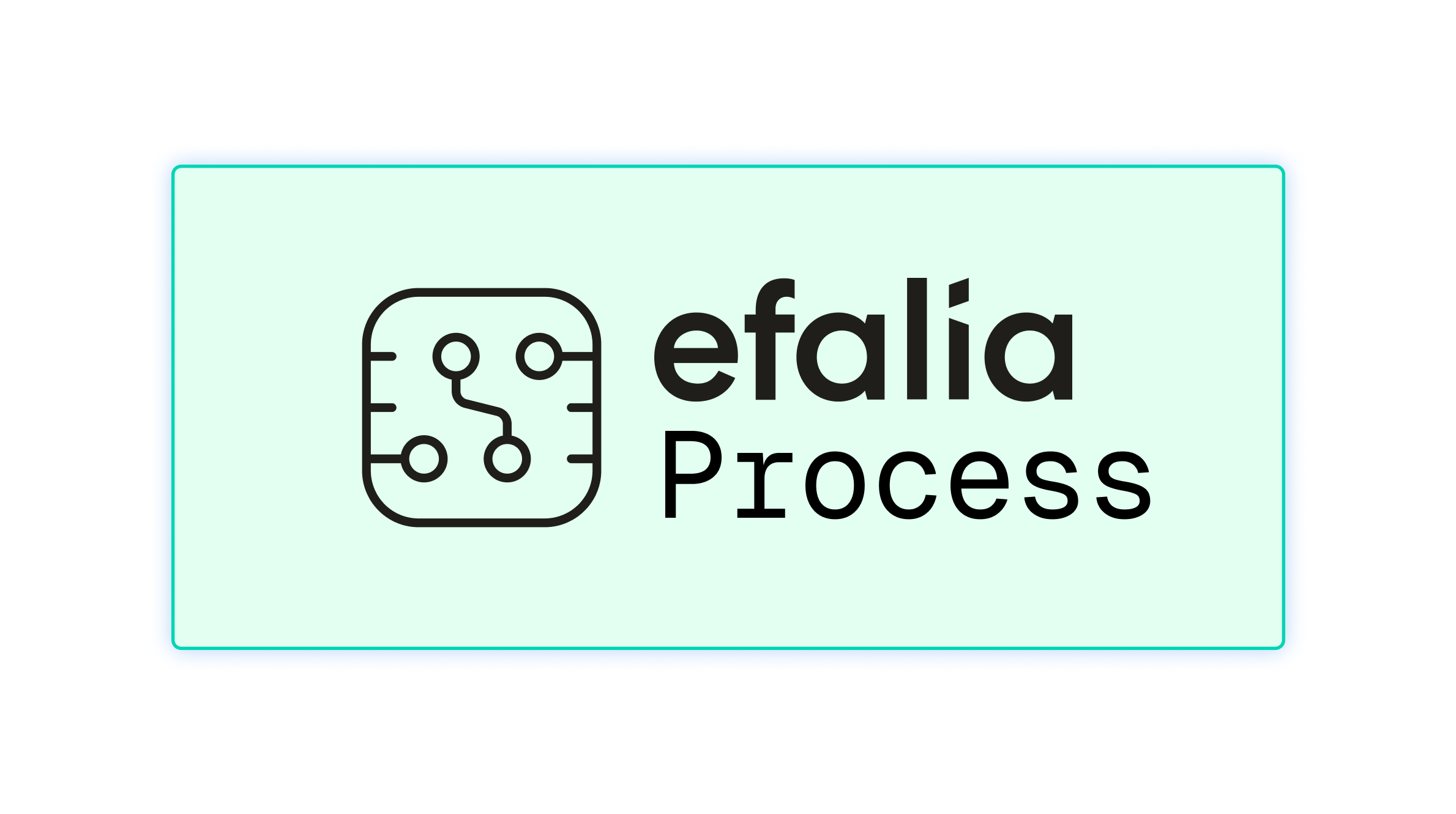 logo connecteur efalia process couleur