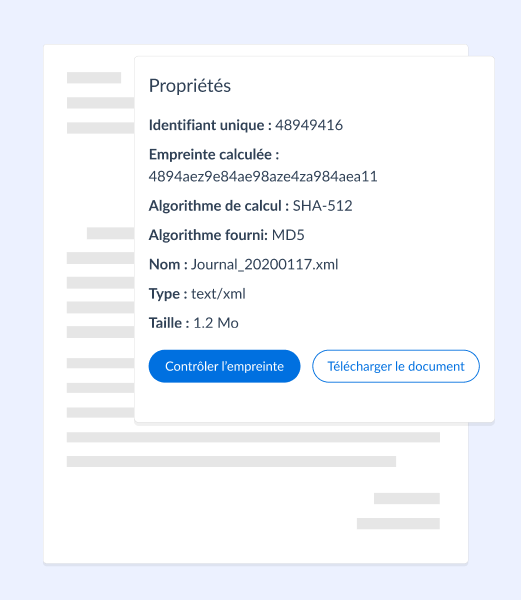 capture ecran logiciel coffre fort numerique efalia safe proprietes