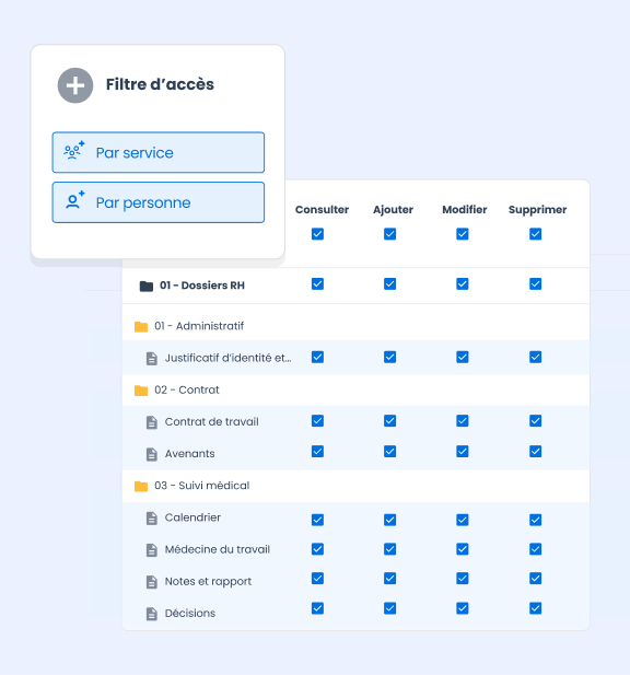 capture ecran logiciel ged transverse efalia doc filtre d acces