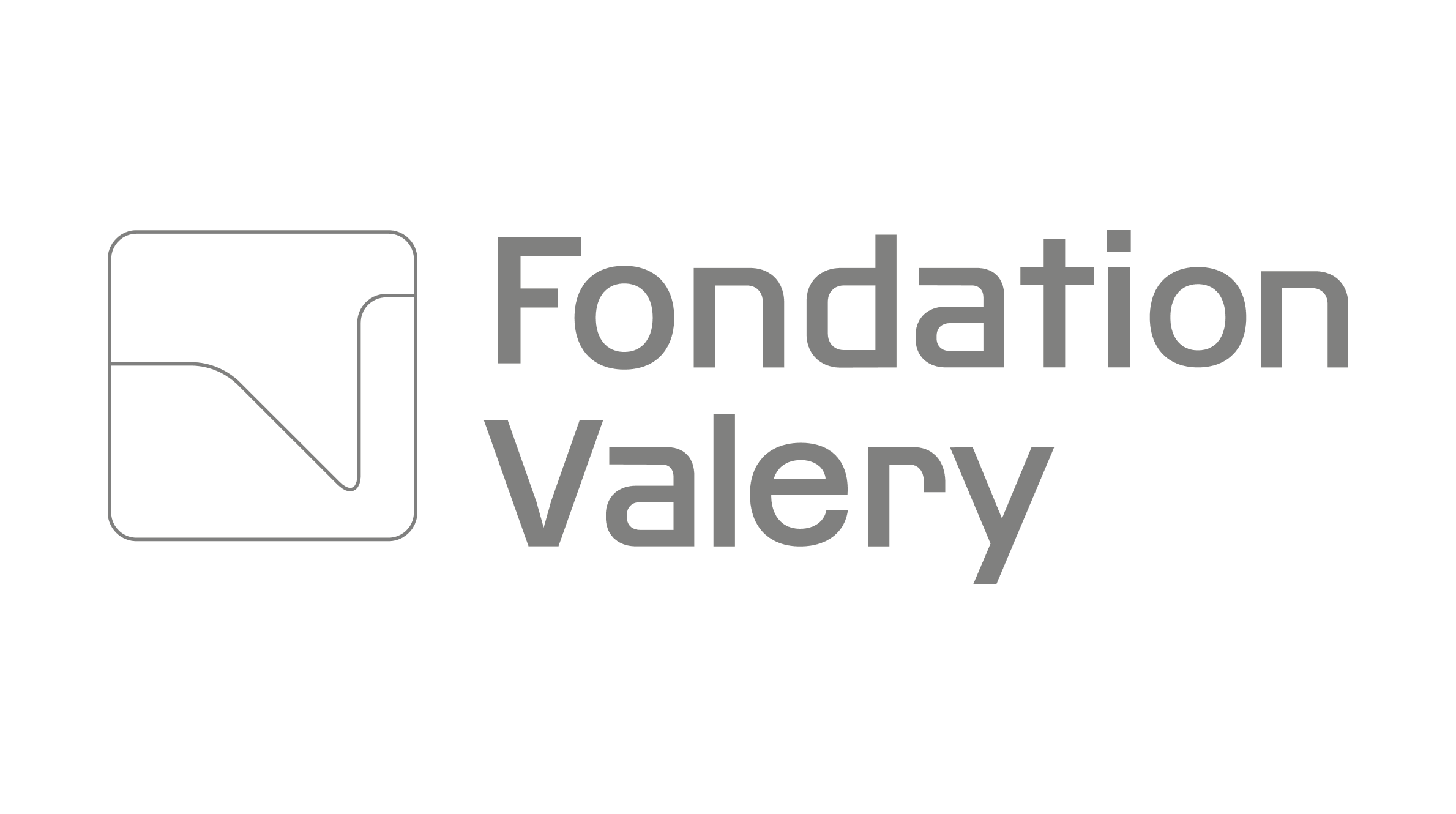 logo fondation valery gris