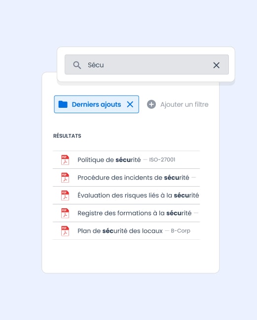 capture ecran logiciel efalia doc ged qualite recherche