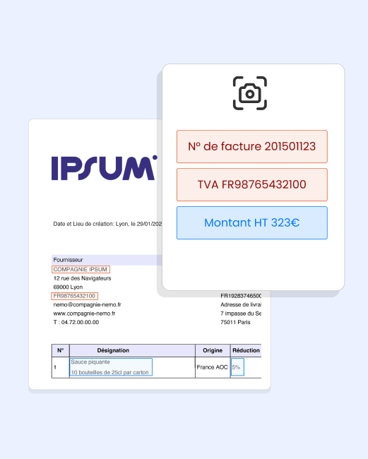 capture ecran logiciel efalia dematerialisation de facture reconnaissance